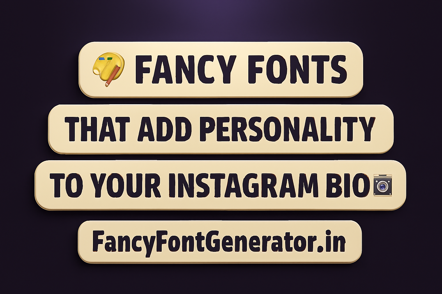 🎨 Fancy Fonts That Add Personality to Your Instagram Bio