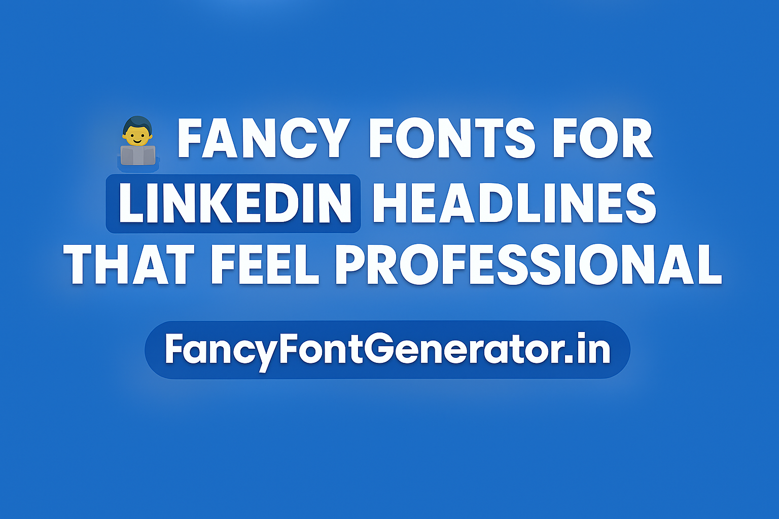 🧑‍💻 Fancy Fonts for LinkedIn Headlines That Feel Professional
